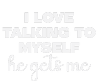 I Love Talking To Myself Funny Selfhumor Graphic Tie-Dye T-Shirt