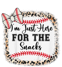 Im Just Here For The Snack Baseball Sister Baby Girl Pom Pom 12in Knit Beanie