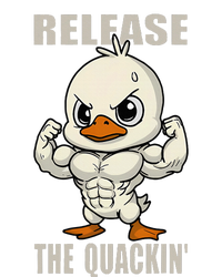 Release The Quackin Duck Gym Weightlifting Bodybuilder Bumper Sticker