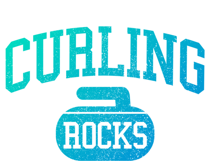 Curling Rocks Funny Winter Sports Gift Women's T-Shirt