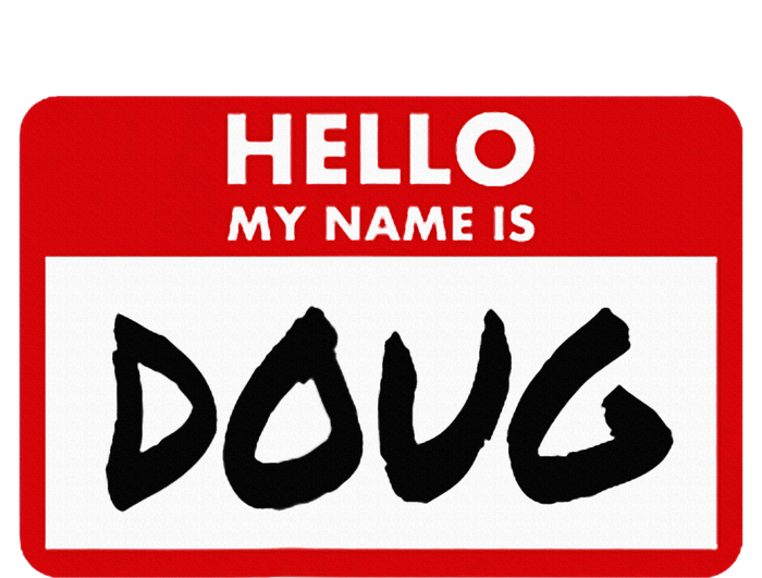 Hello My Name Is Doug Name Doug Personalized Impact Tech Backpack