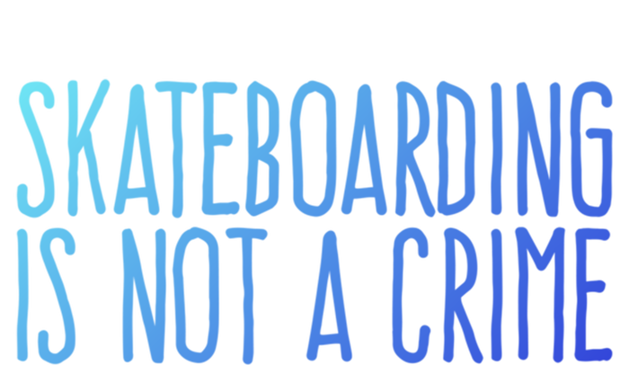 Skateboarding Is Not A Crime Skating Extreme Sport Gift Sustainable Beanie