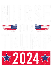 Nurses For Trump 2024 Reelection Trump Republican Usa Flag Premium T-Shirt