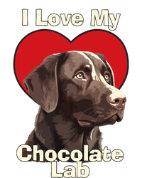 I Love My Chocolate Lab Chocolate Labrador Puppy Dog PosiCharge Competitor Tank