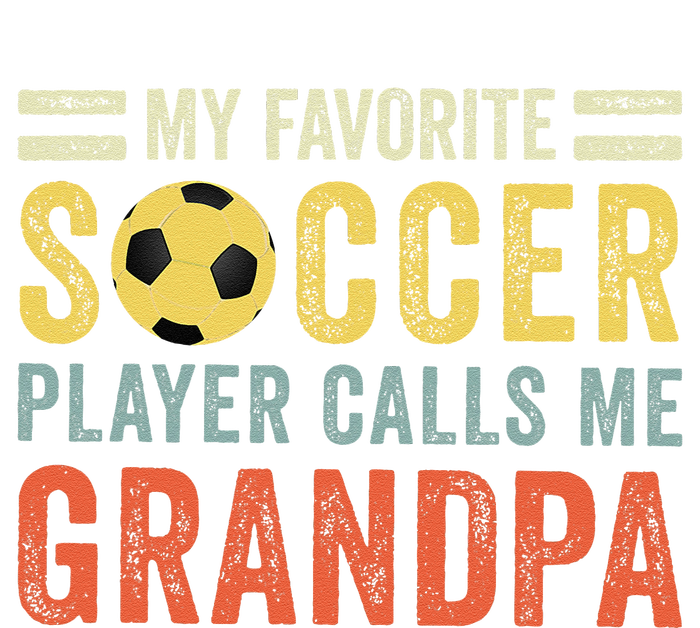 My Favorite Soccer Player Calls Me Grandpa Soccer Sustainable Knit Beanie