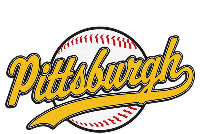 Pittsburgh Vintage Baseball Throwback Retro Design Women's T-Shirt