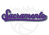 Sacramento Vintage Basketball Script City Skyline Fan Sustainable Bucket Hat