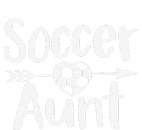 Soccer Aunt Heart Sport Lover Auntie MotherS Day Tall Hoodie