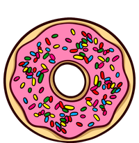 Donut Sprinkles Doughnut Fried Dough Sweet Snack Dessert T-Shirt