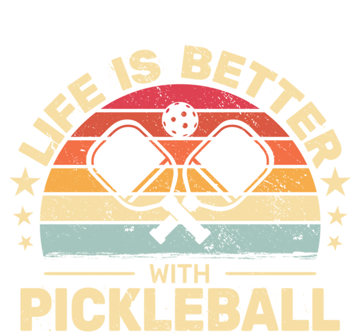 Life Is Better With Pickleball Vintage Funny Gift T-Shirt