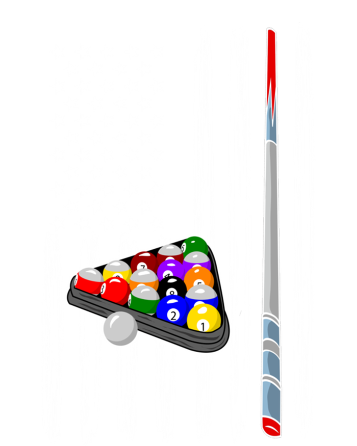 Pool Player Billiards Cue Balls Distressed American Flag Gift T-Shirt