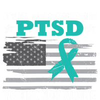 Ptsd Awareness American Flag Us Veteran Teal Ribbon Ptsd Gift T-Shirt