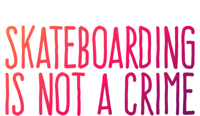 Skateboarding Is Not A Crime Skating Extreme Sport Gift Poster