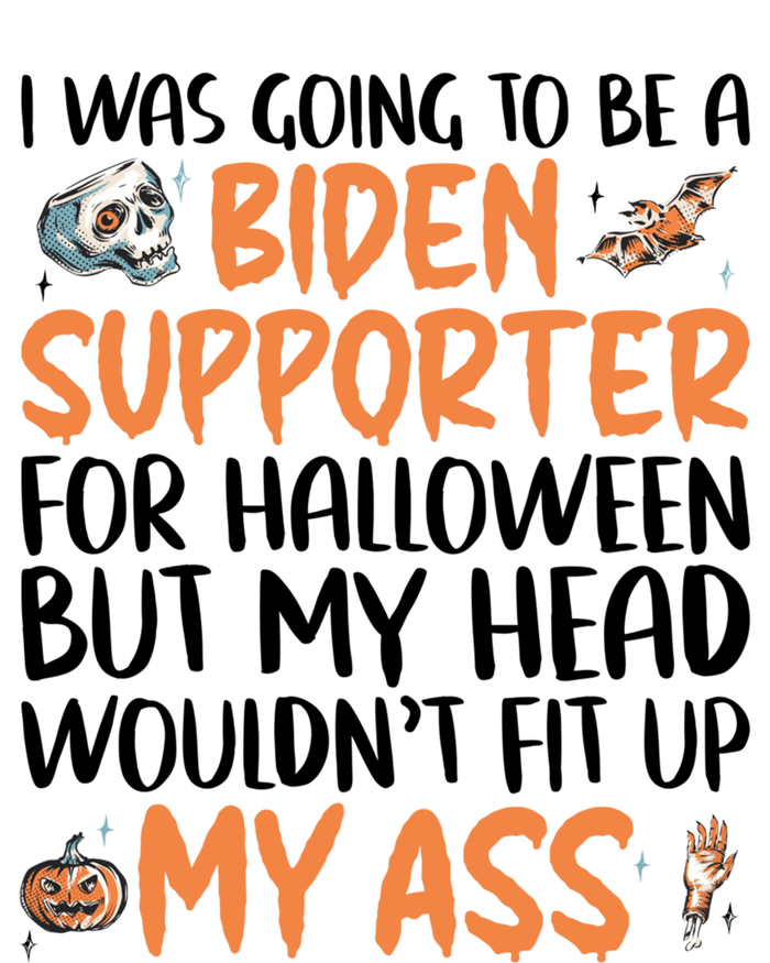 Funny Antibiden Halloween Was Going To Be A Biden Supporter Funny Gift Premium T-Shirt