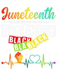 Juneteenth Blackity Heartbeat Black History African America T-Shirt