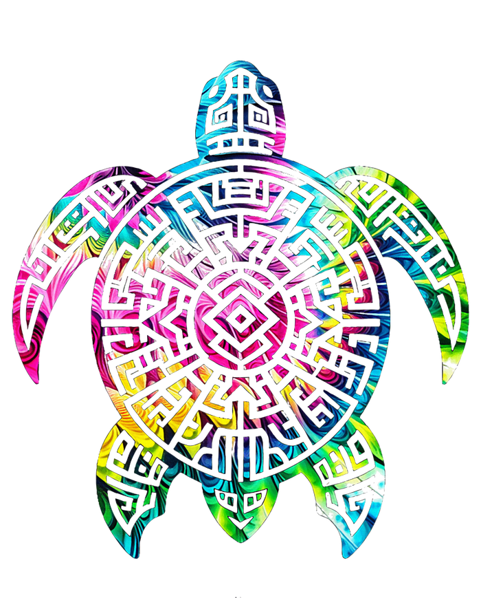 Ocean Odyssey Tie Dye Tribal Tides Sea Turtle T-Shirt