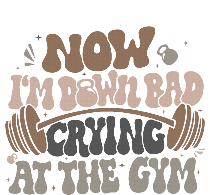 Funny Now IM Down Bad Crying At The Gym Premium T-Shirt