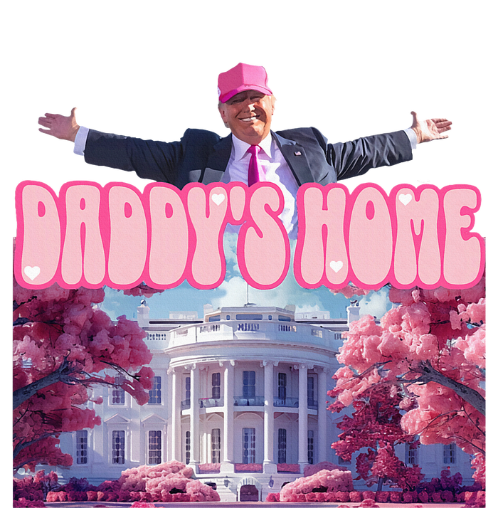 Funny Trump Take America Back DaddyS Home Trump Pink 2024 Women's Fleece Hoodie