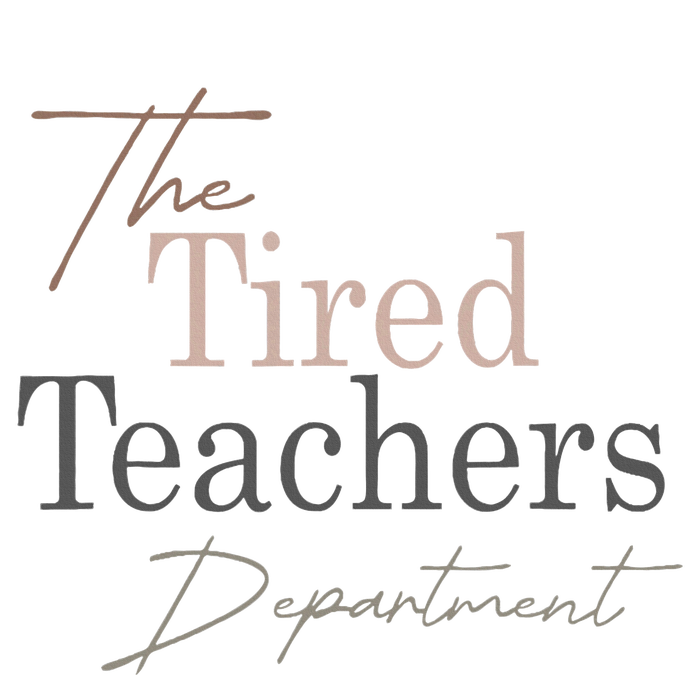 The Tired Teachers Department Teacher Appreciation Day Women's Fleece Hoodie