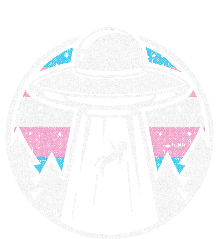 Alien Abduction Transg Pride Lgbtq Gaylien Transg Ufo Flat Bill Trucker Hat