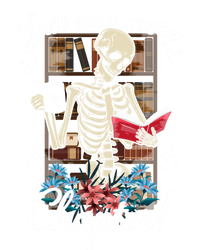 Just One More Chapter Skeleton Reading Books Coffee Funny Cooling Performance Long Sleeve Crew