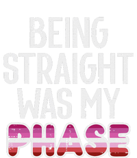 Being Straight Was My Phase Lesbian Funny Lgbtq Pride Flag Baby Long Sleeve Bodysuit