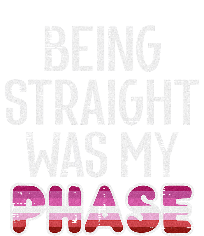 Being Straight Was My Phase Lesbian Funny Lgbtq Pride Flag Baby Long Sleeve Bodysuit