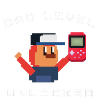 Funny New Dad Level Unlocked Day Tees Gaming T-Shirt