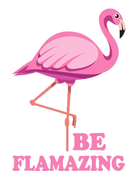 Be Flamazing Amazing Flamingo Design For Wo And Girl 7-Panel Snapback Hat