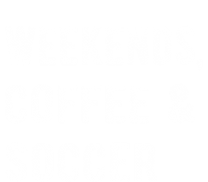 Weekends Coffee And Soccer Sports Fan Dad Soccer Mom Gift Women's Flannel Pajama Set