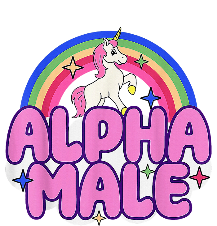 Alpha Male Unicorn Funny Sarcastic Ironic Weird Humor T-Shirt