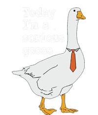 Today Im A Serious Goose Silly Humor Tie-Dye Long Sleeve Shirt