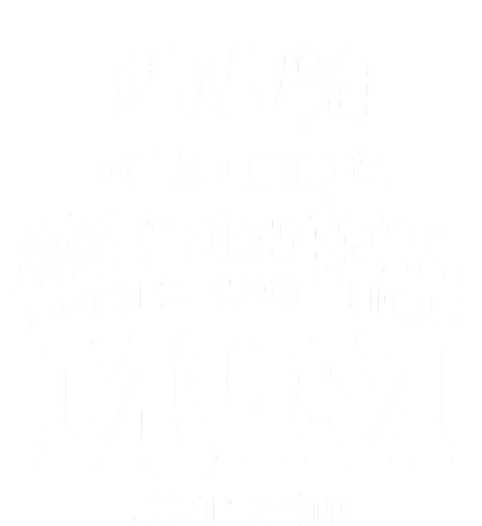 Funny Mothers Day 99 Percent Of A Childs Awesomeness Comes From Their Mom T-Shirt