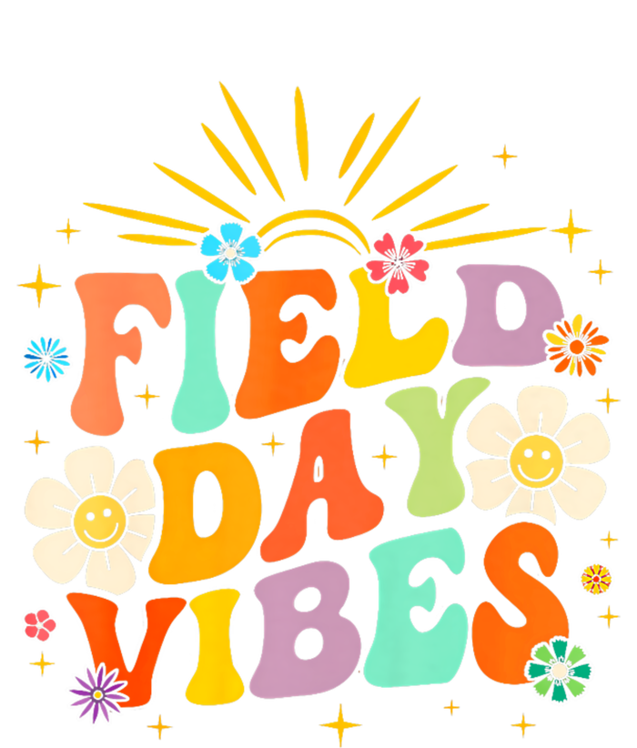 Field Day Vibes Funny Groovy Teacher Field Day 2024 Toddler Long Sleeve Shirt