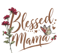 Blessed Mama MotherS Day Graphic USA-Made Snowflake Beanie