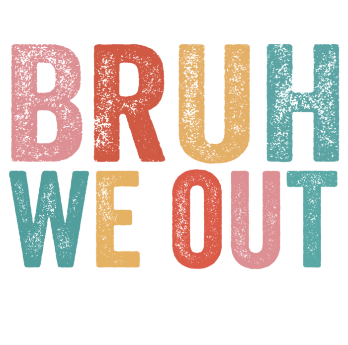 Vintage Bruh We Out School Secretary Last Day Of School T-Shirt