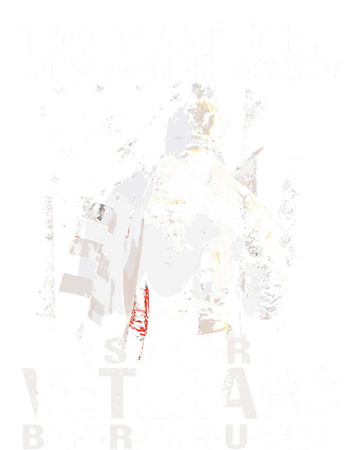 Too Many Died Defending Our Country (On Back) T-Shirt