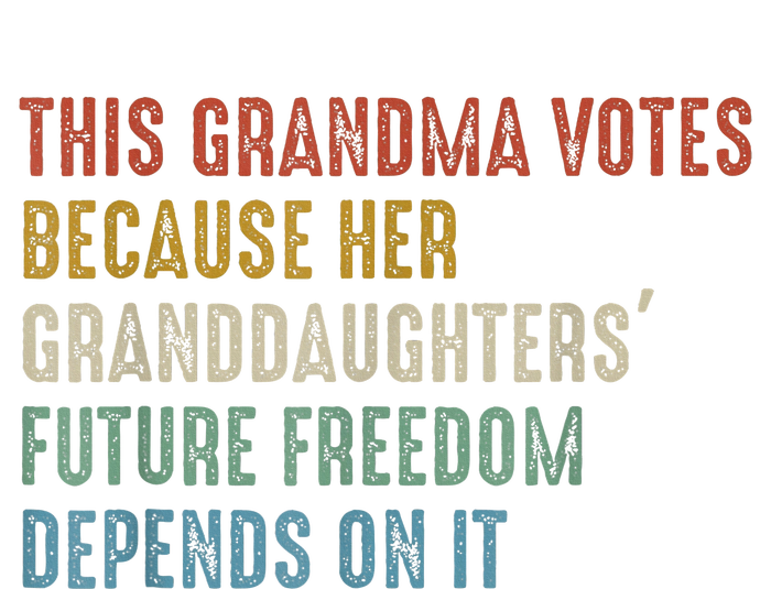 This Grandma Votes Because Her Granddaughters Future Freedom Performance Fleece Hoodie