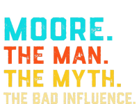 Vintage Moore Man Myth The Bad Influence Last Name Tall T-Shirt