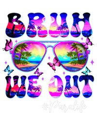 Bruh We Out Summer Para Life Sunglasses Tie Dye T-Shirt