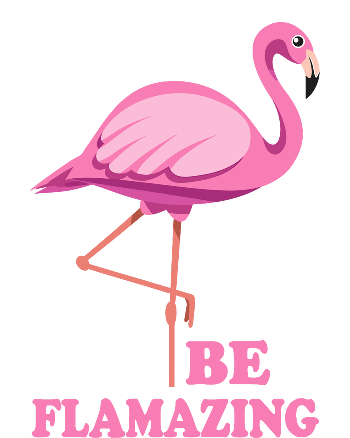 Be Flamazing Amazing Flamingo Design For Wo And Girl High Crown Mesh Back Trucker Hat