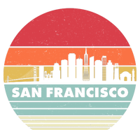 Retro Vintage San Francisco Skyline Emblem Button