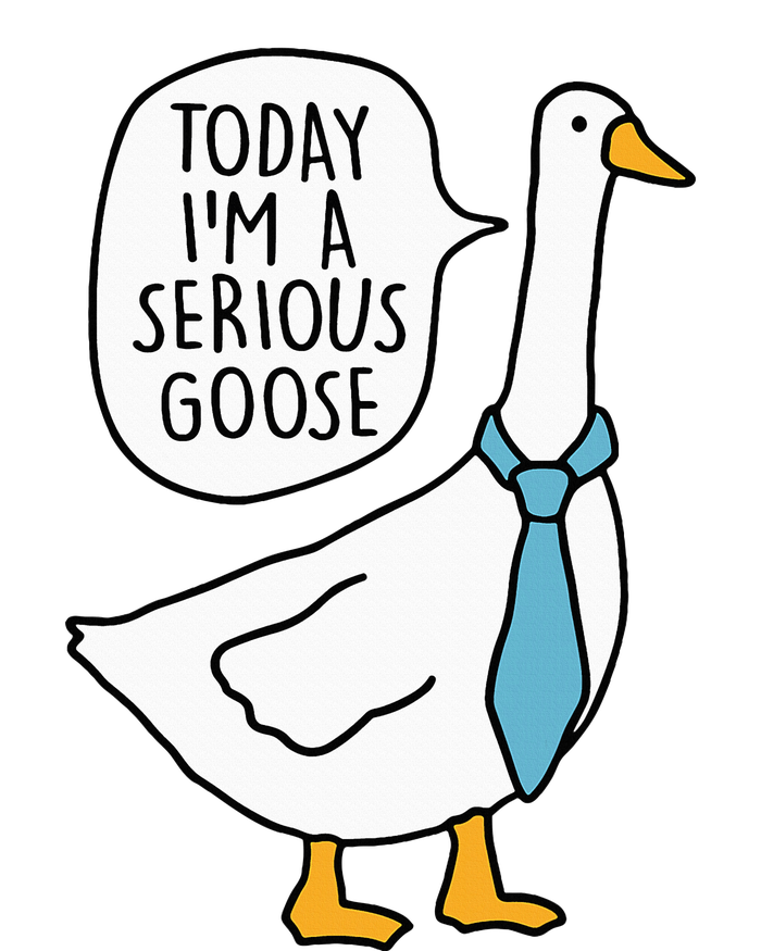 Today IM A Serious Goose Funny Silly Goose T-Shirt