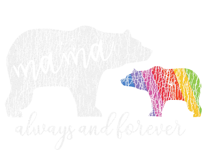 Rainbow Mama Bear Always Love Support Pride Lgbt Kids Long Sleeve Shirt