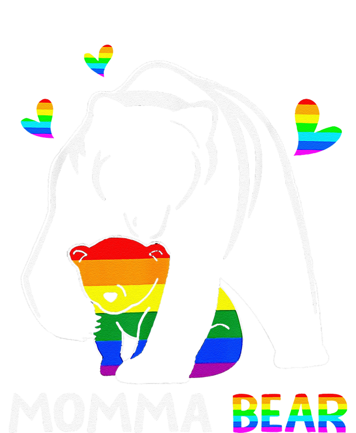 Rainbow Mamy Mama Bear Hug Love Support Parent Lgbt Pride Kids Tie-Dye T-Shirt