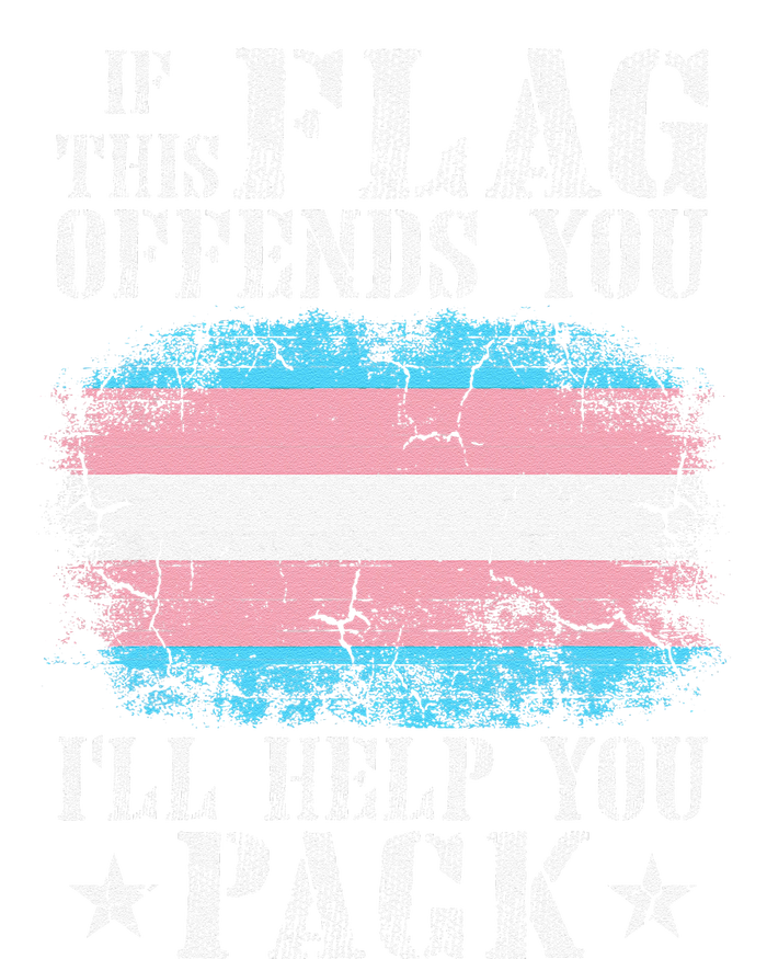 Transg If This Flag Offends You Transg Rainbow Pride Magnet