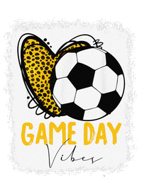 Soccer Game Day Vibes Leopard Soccer Mom Game Day 7 Panel Mesh Trucker Snapback Hat