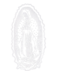 Ave Maria Virgin Mary Our Lady Of Guadalupe Marian Women's Tri-Blend 3/4-Sleeve Raglan Shirt