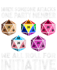 When Someone Attacks One Party Member D20 Dice Lgbtq Ally Mesh Reversible Basketball Jersey Tank