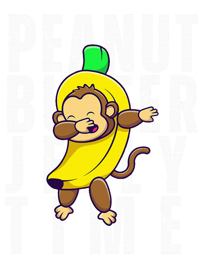 Peanut Butter Jelly Time Monkey Dancing In A Banana Insulated Varsity Jacket